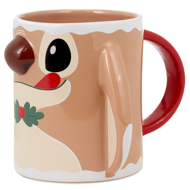 Disney Stitch Gingerbread Sculpted Mug, 20 oz.