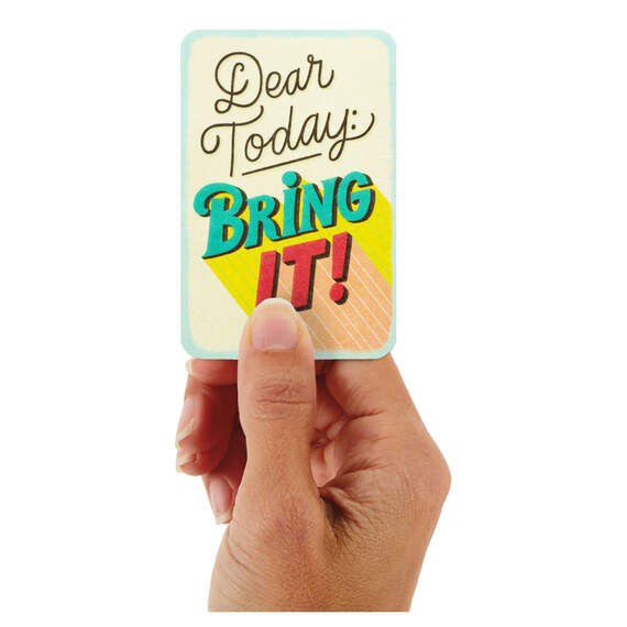 3.25" Mini Bring It Blank Encouragement Card