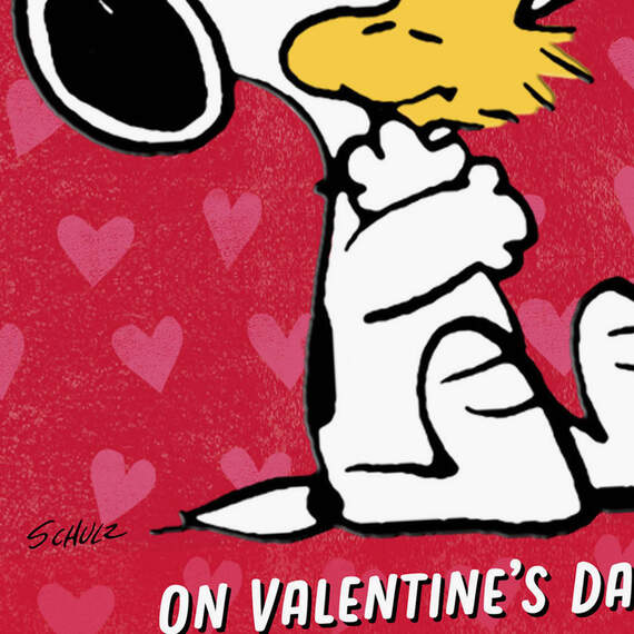 Peanuts® Snoopy and Woodstock Big Hug Valentine's Day Card, , large image number 4