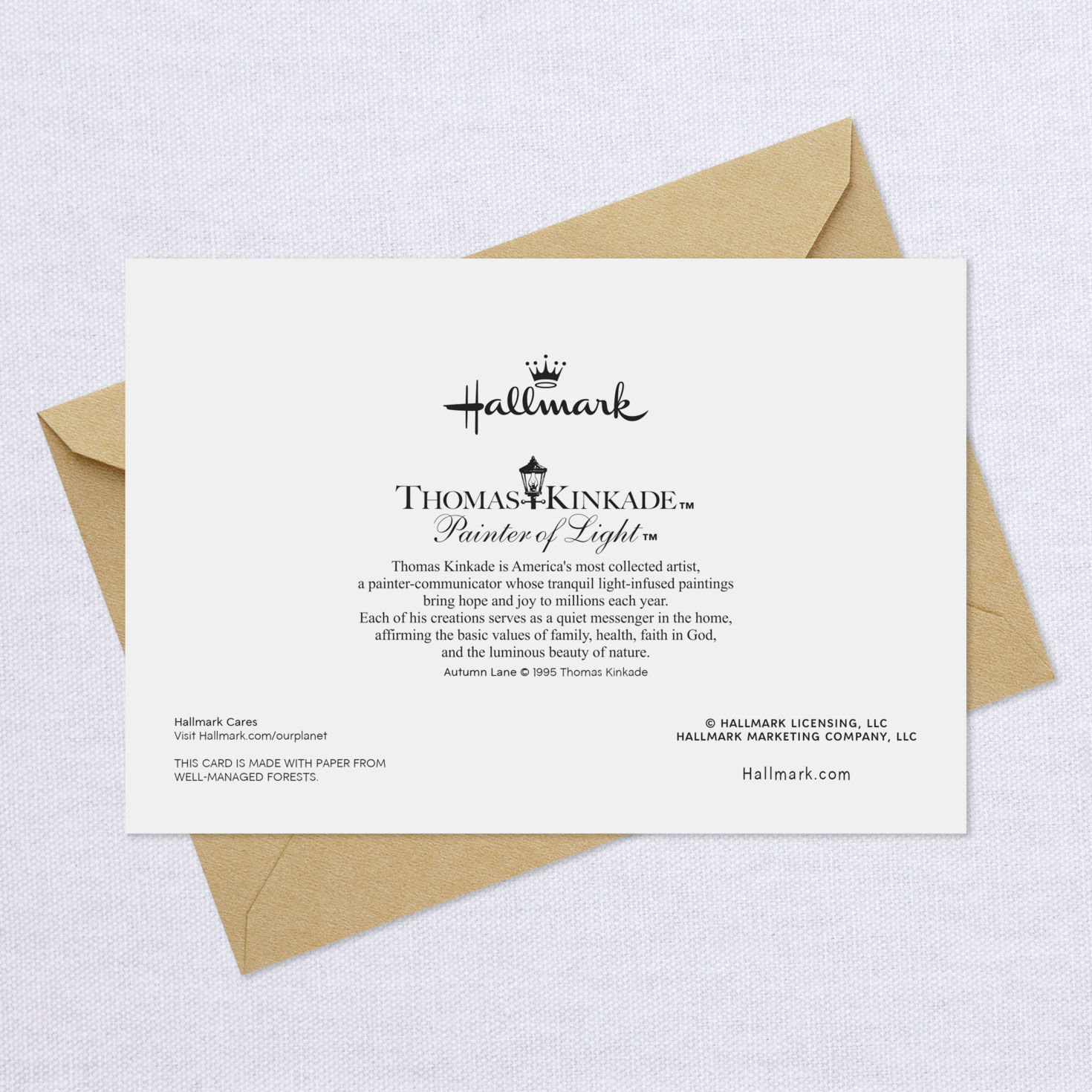 Thomas Kinkade Autumn Lane Thanksgiving Cards, Pack of 6, , large image number 5