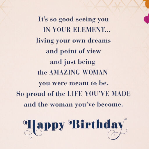 Proud of the Woman You've Become Birthday Card for Daughter, 