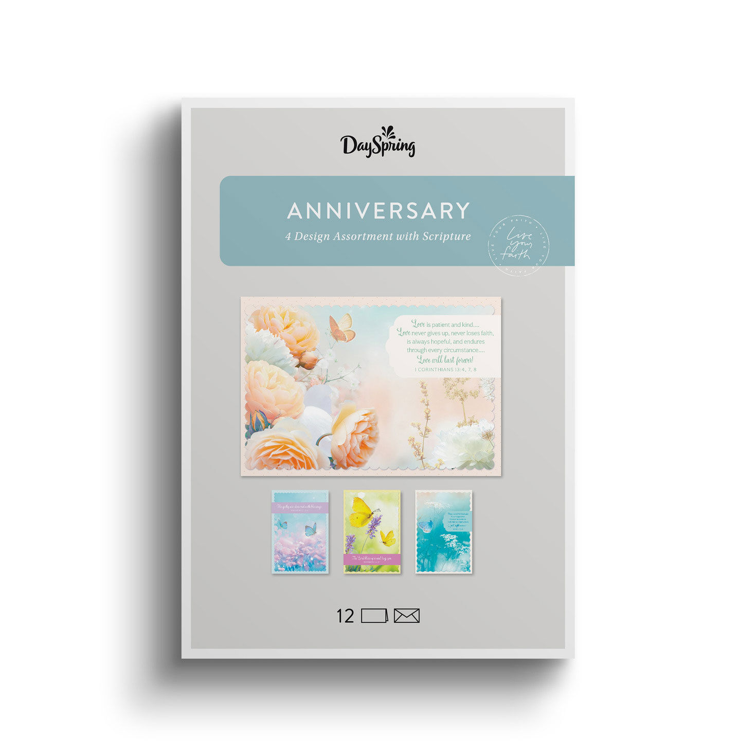 Floral DaySpring Anniversary Cards Assortment package front image number 2