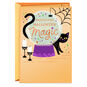 Crystal Ball and Black Cat Halloween Card  image number 1