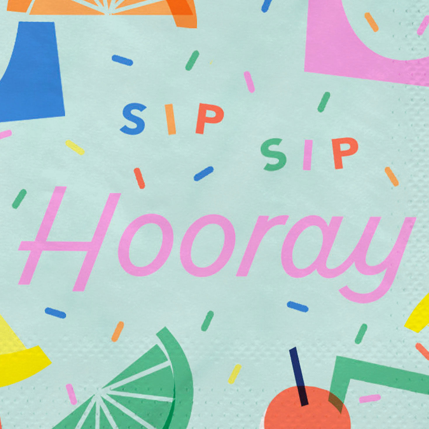 Colorful Tropical Flowers Cocktail Napkins Pack  image number 5