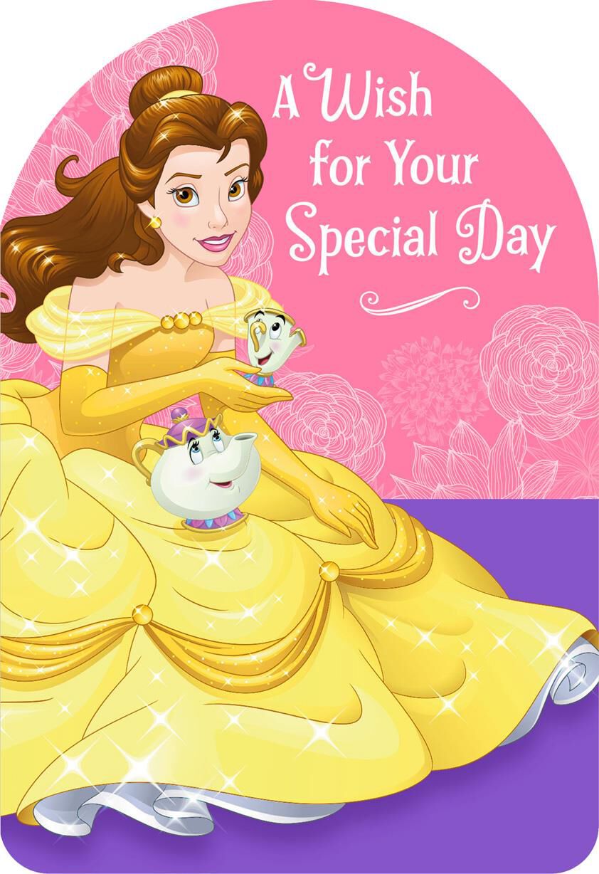 Beauty and the Beast Belle Special Wish Birthday Card