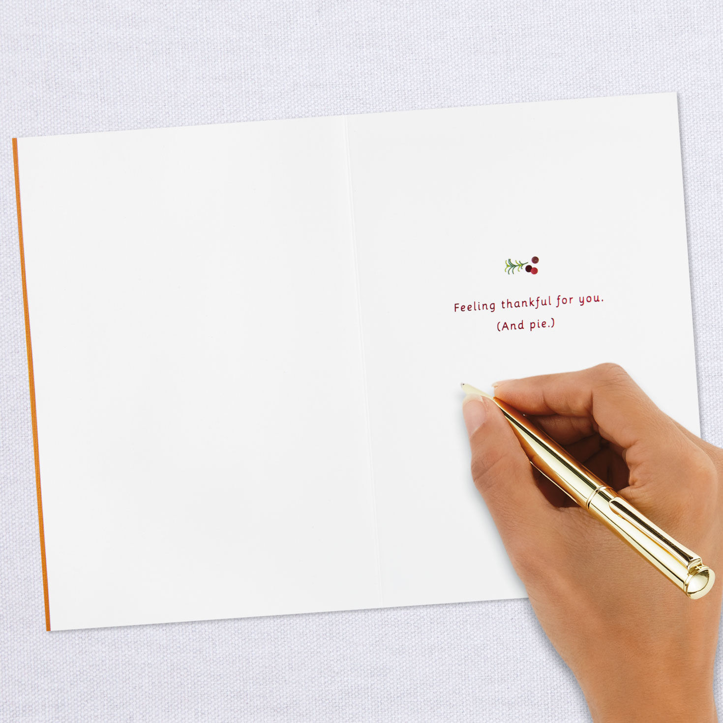Thankful for You (and Pie) Thanksgiving Card for only USD 6.99 | Hallmark