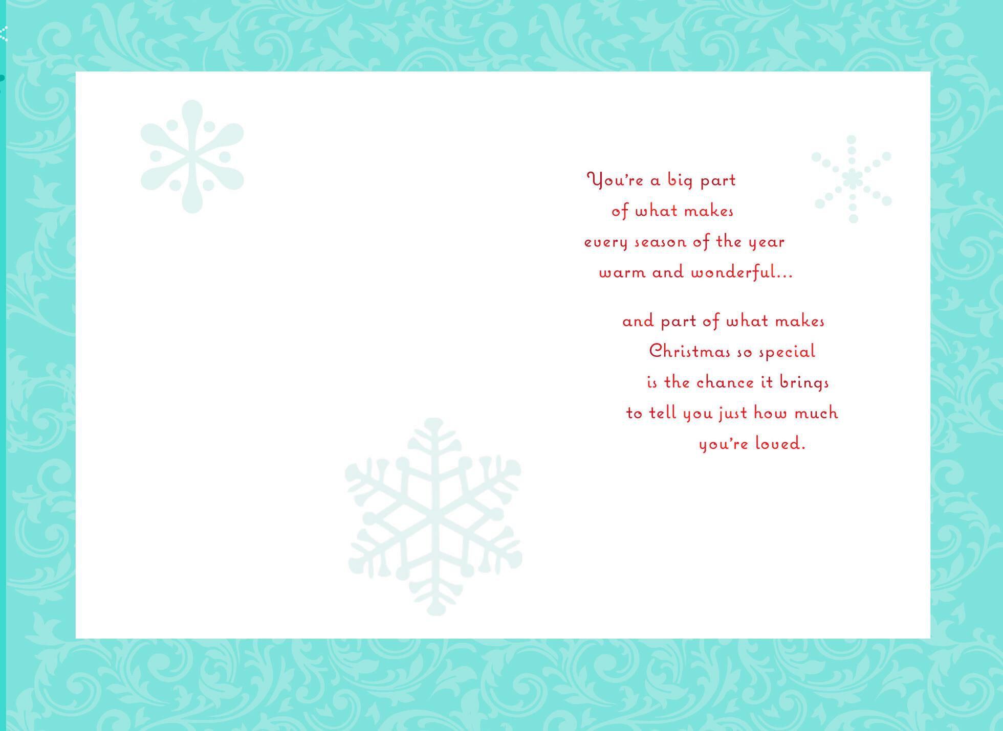 Joy, Love, Peace Christmas Card for Daughter - Greeting Cards - Hallmark