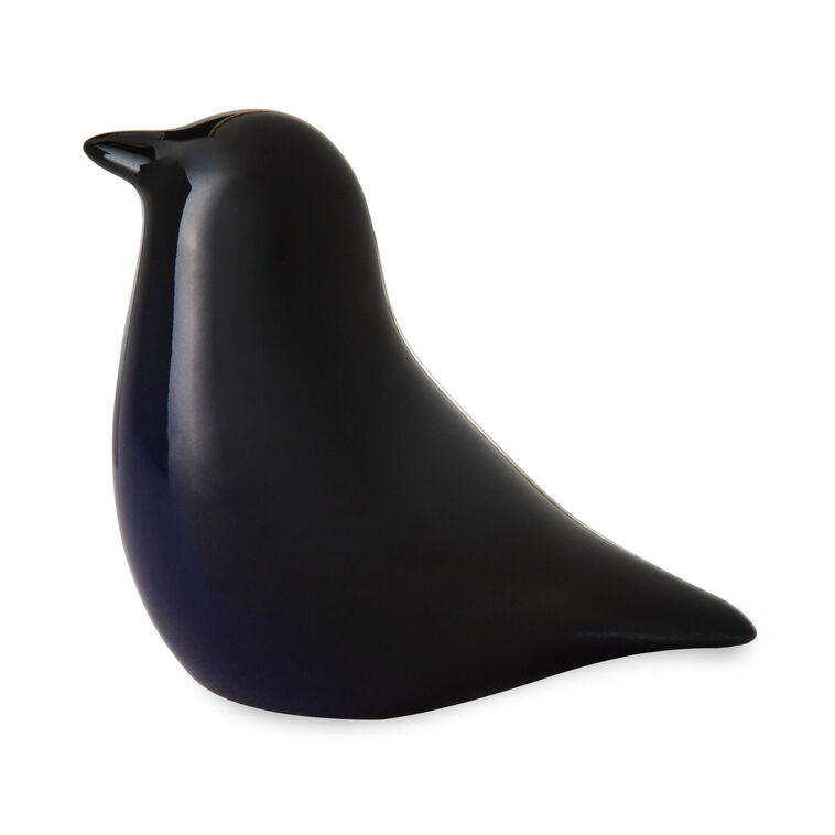 Black Raven Ceramic Bird Figurine front image number 1