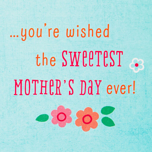 You Make Life Sweet Mother's Day Card for Grandmother, 