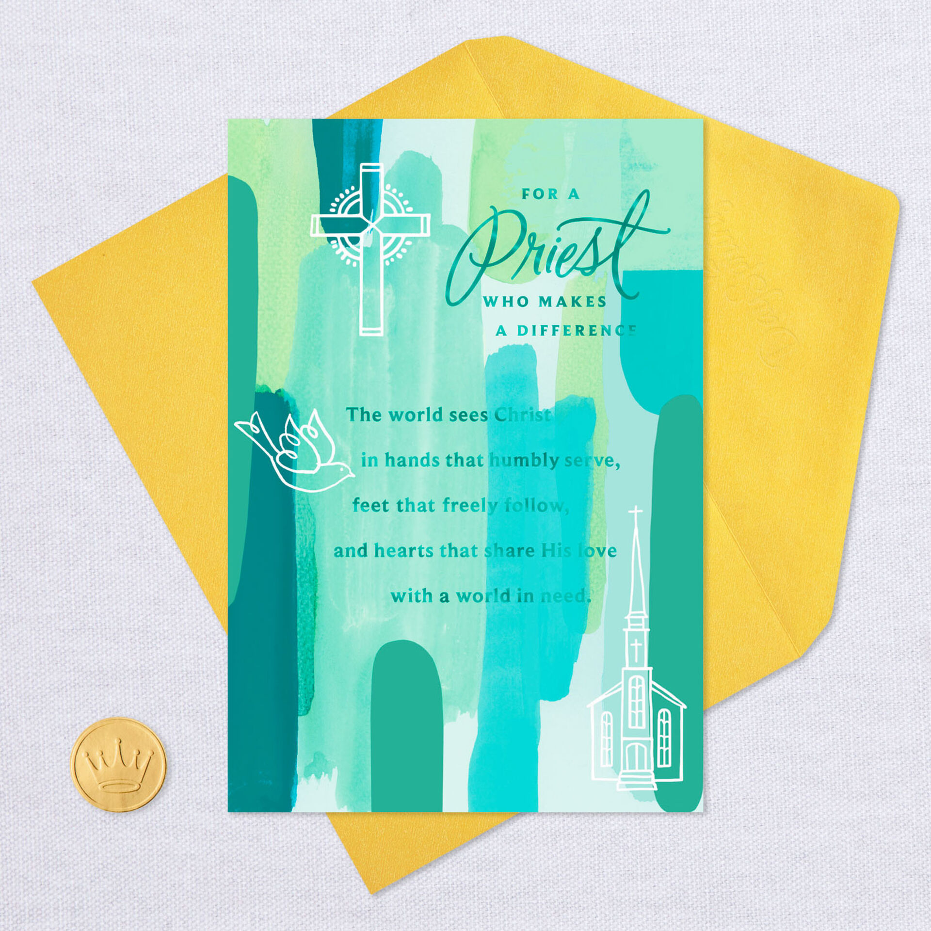 You Make a Difference Religious Easter Card for Priest ...