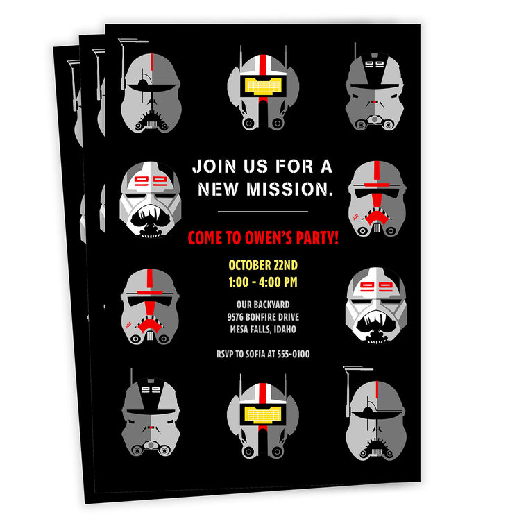 Star Wars: The Bad Batch™ Birthday Invitation