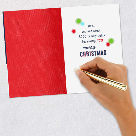 You Make the Holidays Extra Bright Christmas Card for Grandson, , large image number 6