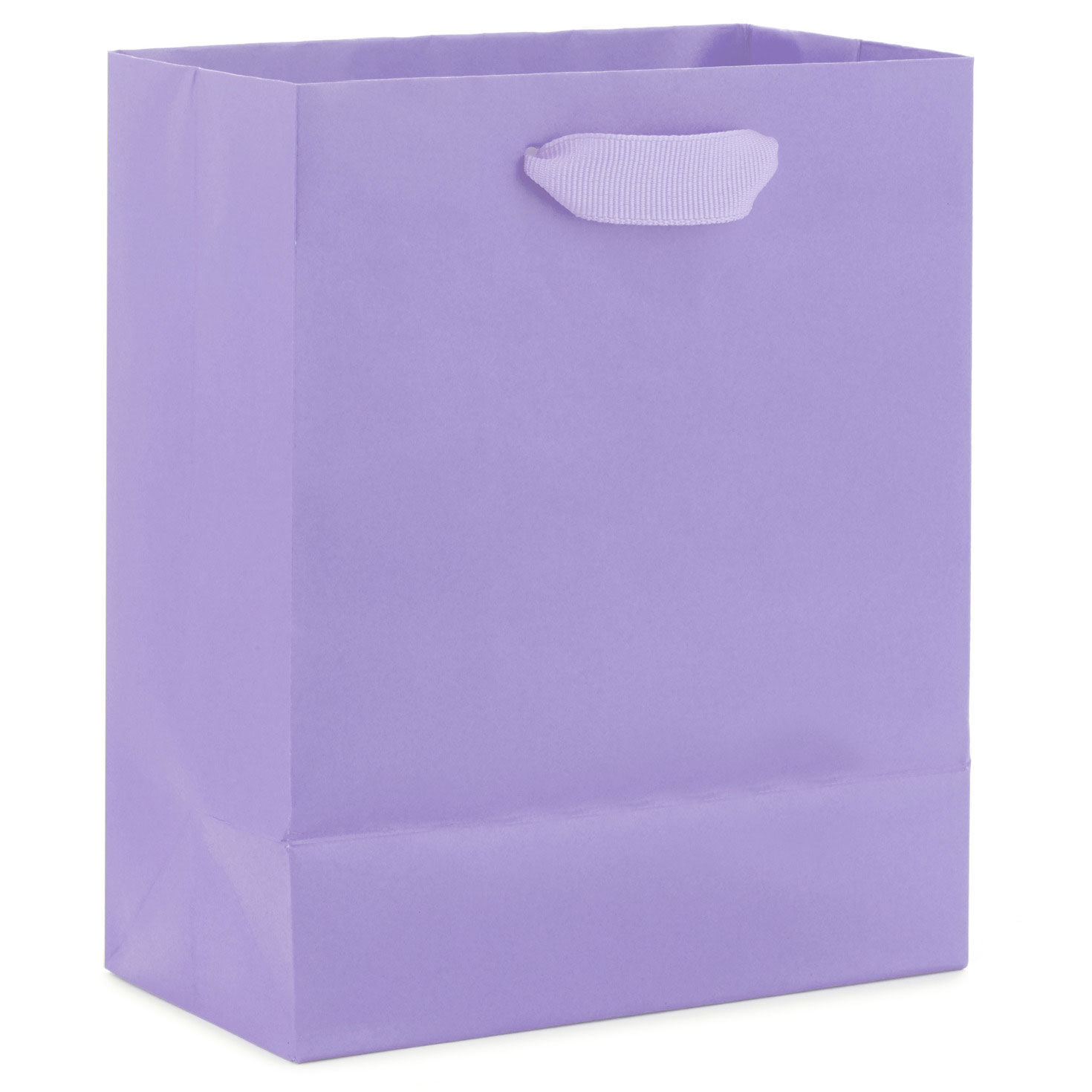6.5" Solid Lavender Small Gift Bag, Lavender, large image number 6