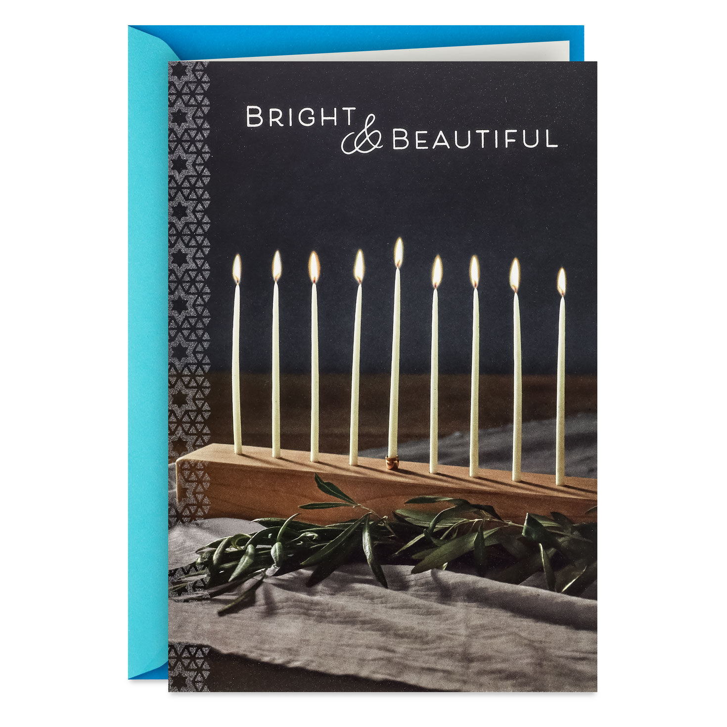 Bright and Beautiful Hanukkah Card