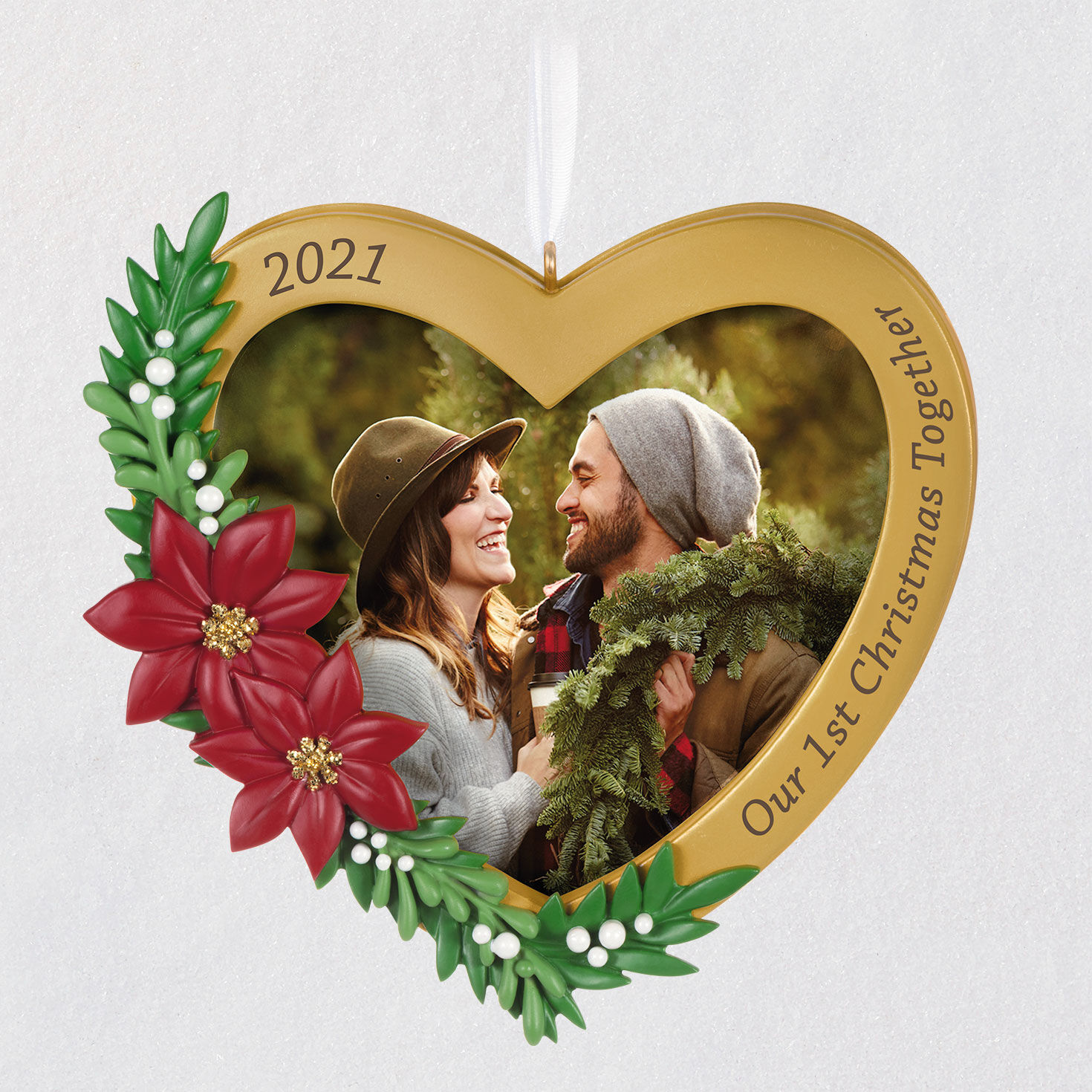 Hallmark Photo Frame Christmas Ornament - Superhero 2021 Our First Christmas Together 2021 Photo Frame Ornament Keepsake Ornaments Hallmark