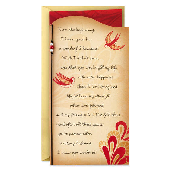 I Love and Cherish You Love Card for Husband, , large image number 1
