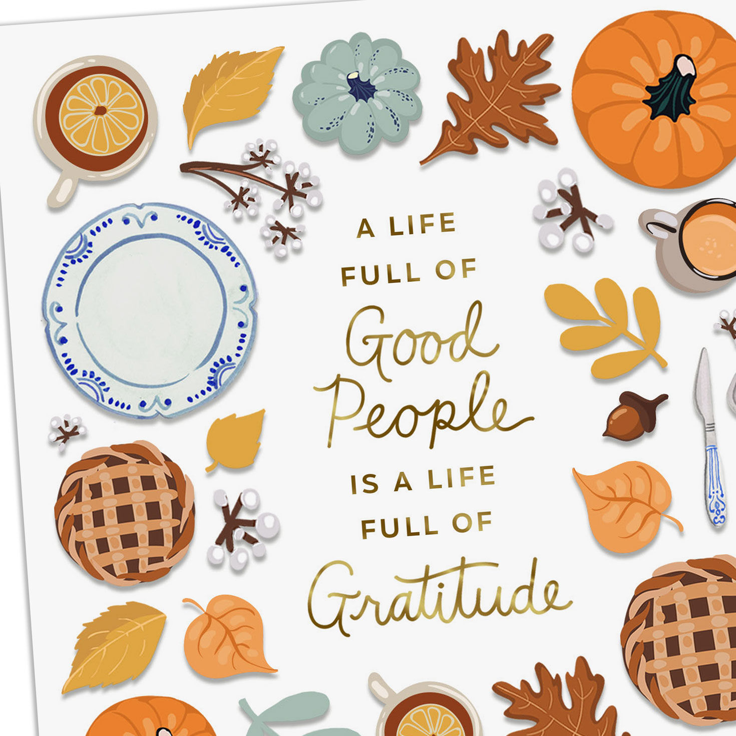 Grateful You're One of My People Thanksgiving Card for only USD 2.99 | Hallmark