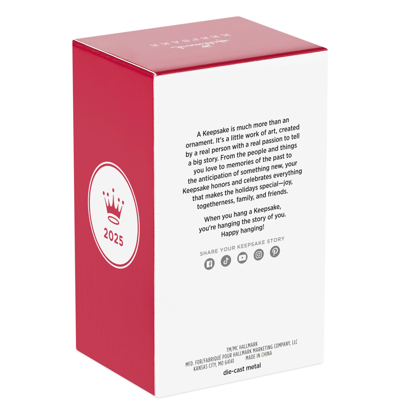 Tonka Road Grader Keepsake Ornament package back image number 8