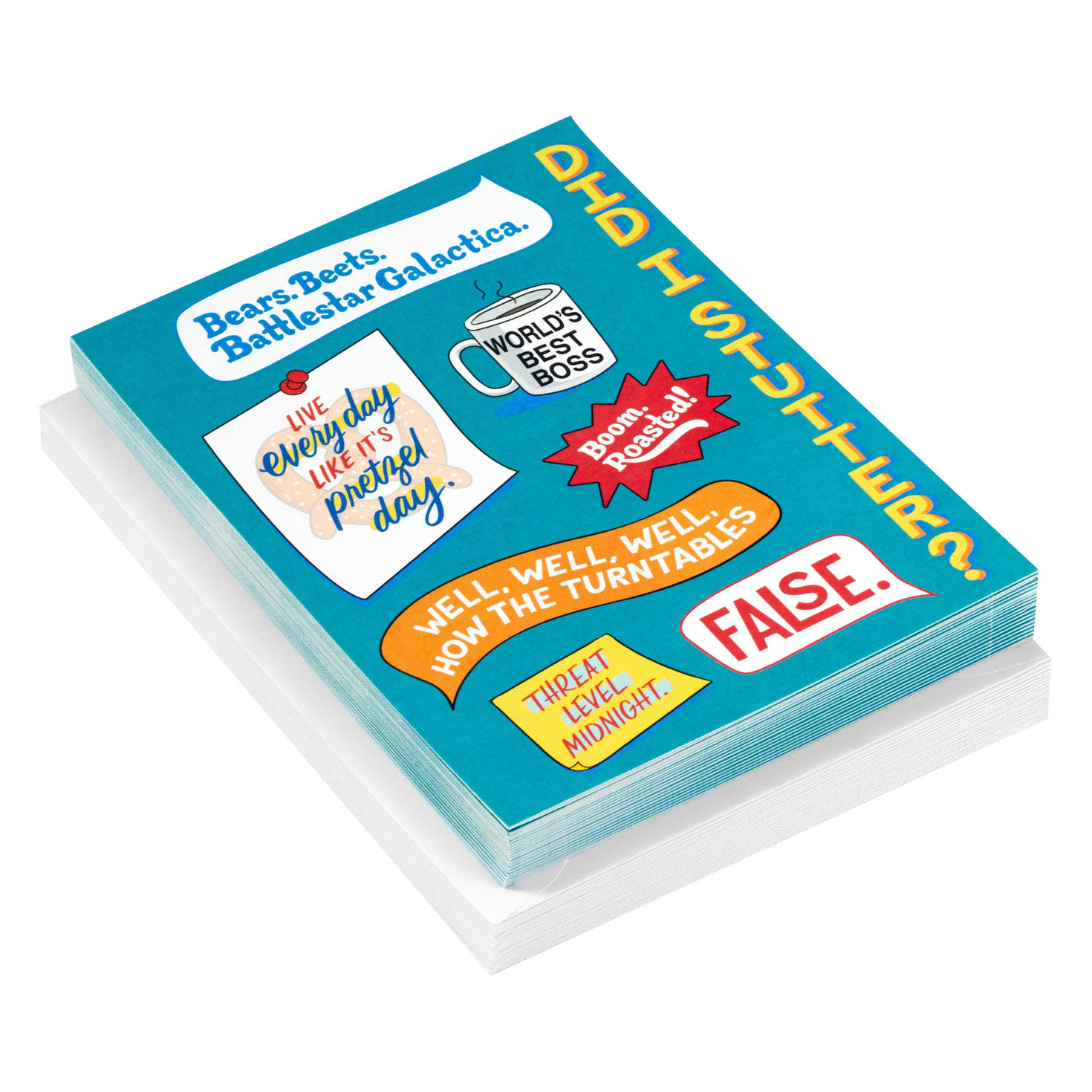 The Office Funny Quotes Boxed Note Cards, Pack of 20