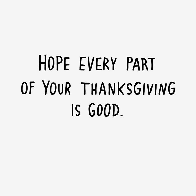 Turkey Part Hidden Meanings Thanksgiving Card Sentiment image number 2