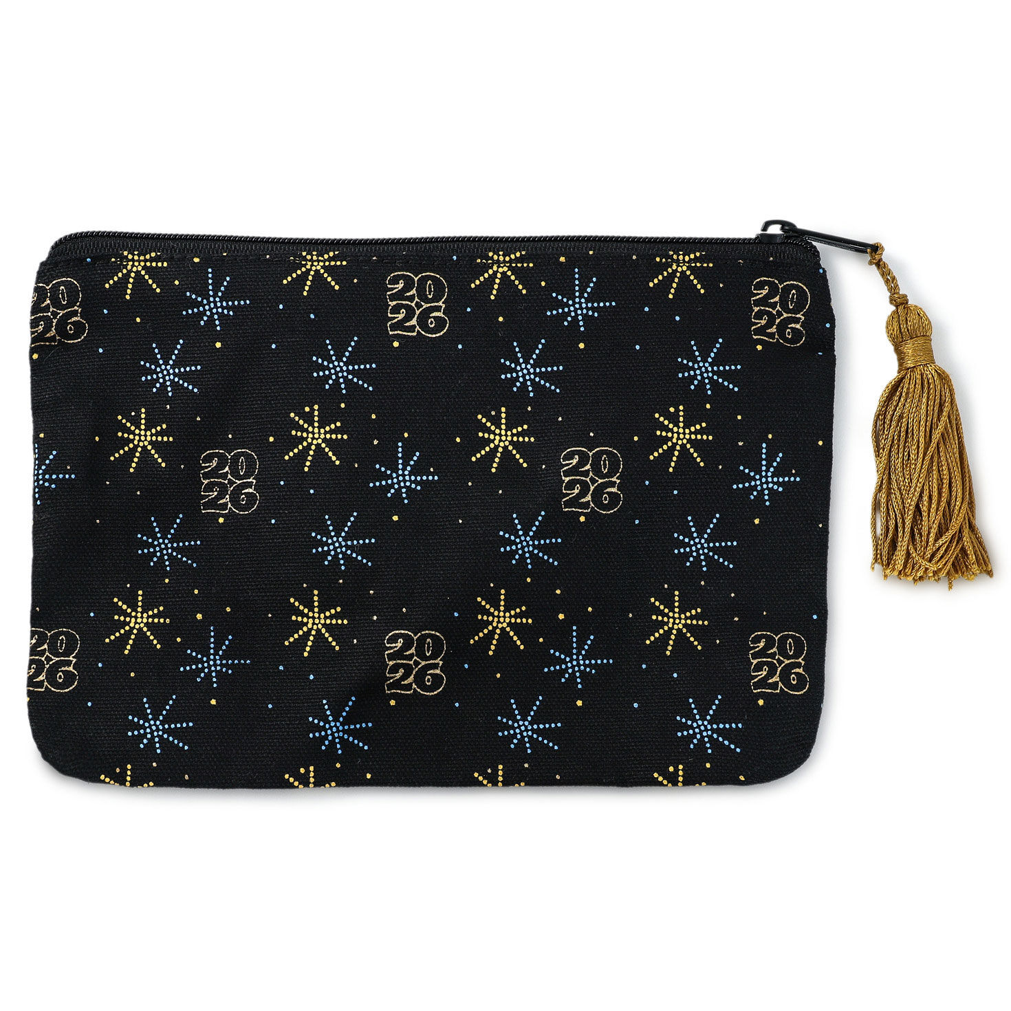 2026 Fabric Pouch With Front Pocket Gift Card Holder back image number 2