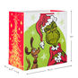 Grimacing Grinch Extra-Deep Christmas Gift Bag measurement image number 3