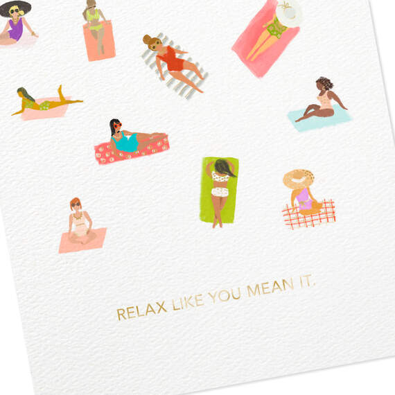Relax Like You Mean It Birthday Card, , large image number 4
