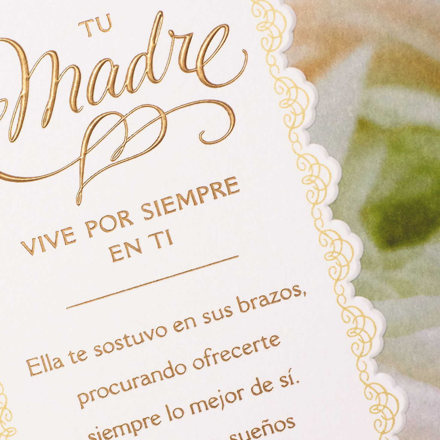 Your Mother Lives On In You Spanish-Language Sympathy Card, , large image number 5