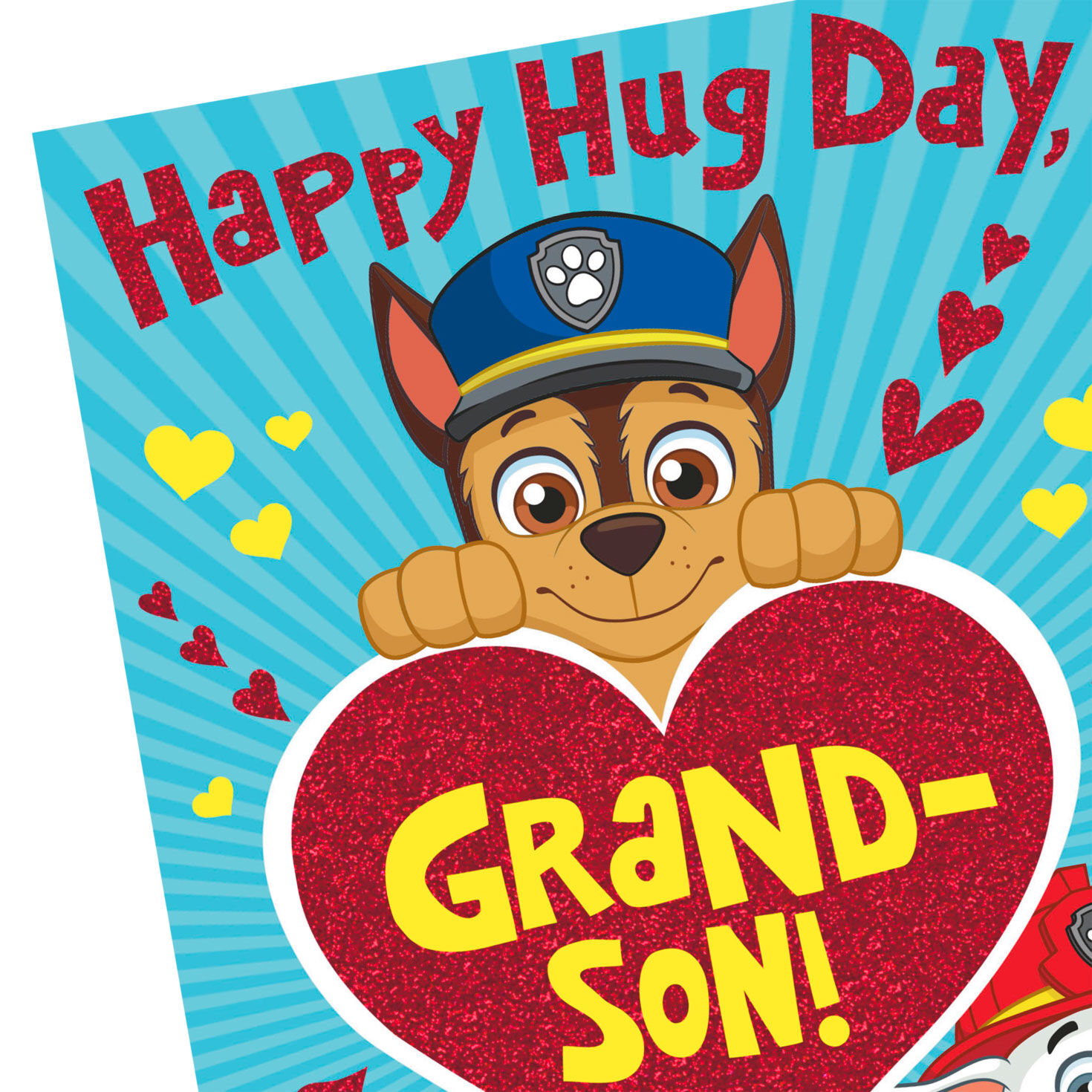 Nickelodeon Paw Patrol Hug Day Valentine's Day Card for Grandson for only USD 2.99 | Hallmark
