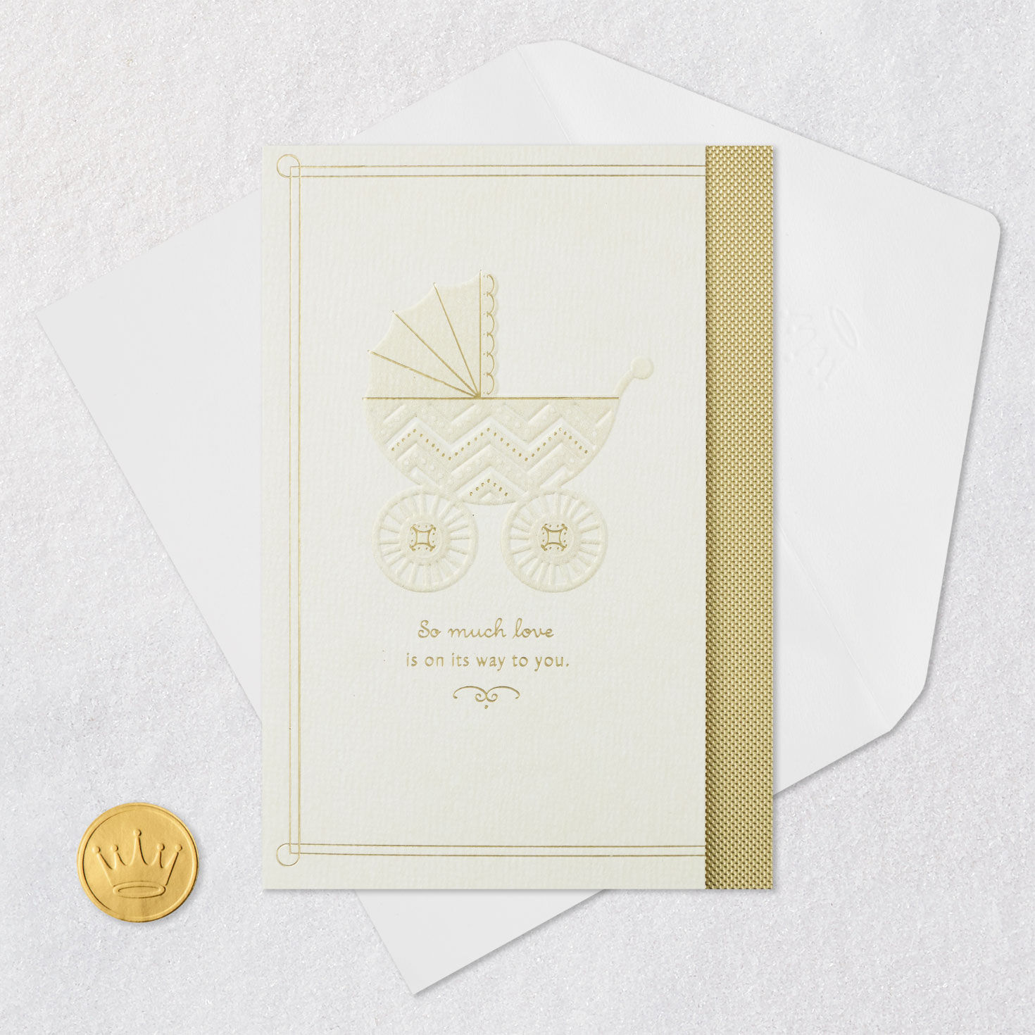 So Much Love on the Way Pregnancy Congratulations Card, , large image number 5