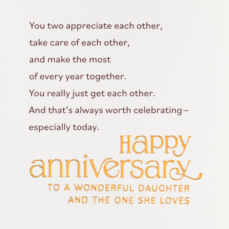 Love You Each, Love You Together Anniversary Card, , large image number 2