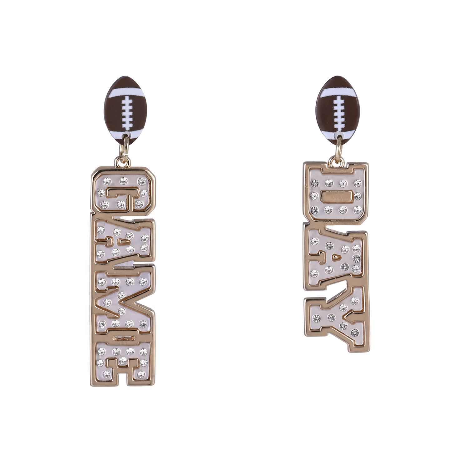 Game Day Stone Linear Earrings front image number 3