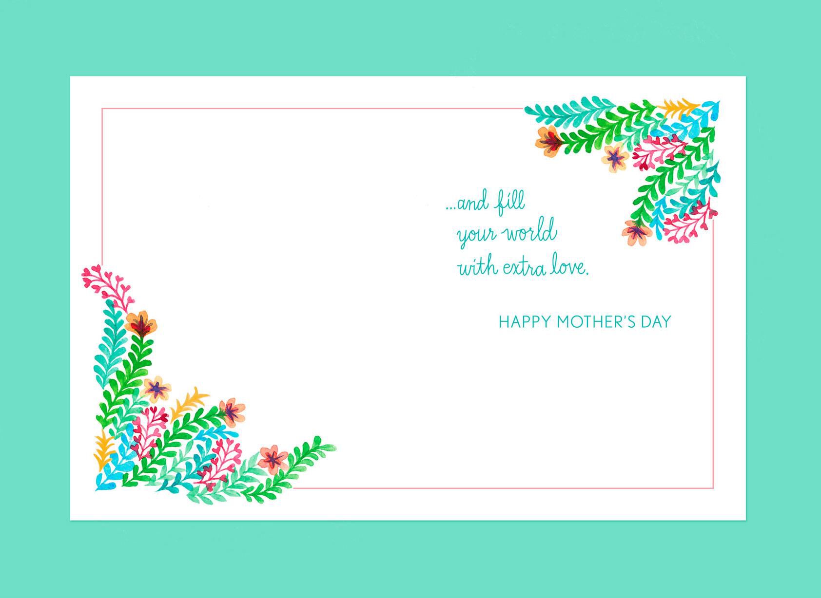 May Happiness and Love Surround You Mother's Day Card