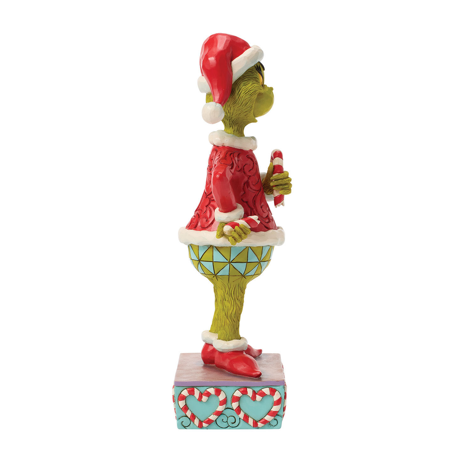 Jim Shore Grinch With Broken Candy Cane Statue side image number 4