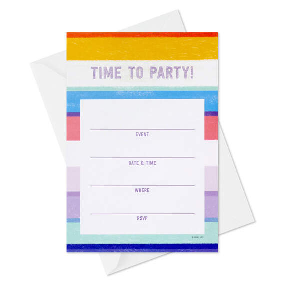 Cocktail Cheers Fill-in-the-Blank Party Invitations, Pack of 10, , large image number 6