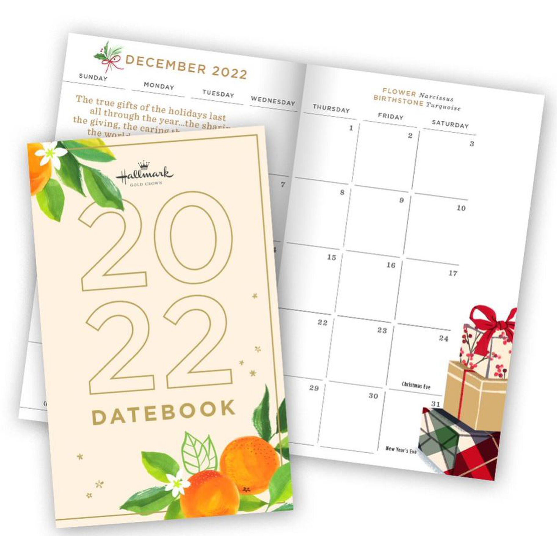 Hallmark Christmas Schedule 2022 2022 Hallmark Datebook - Calendars & Planners - Hallmark