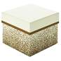 5" Square Champagne Bubbles on Ivory Gift Box, , large image number 1