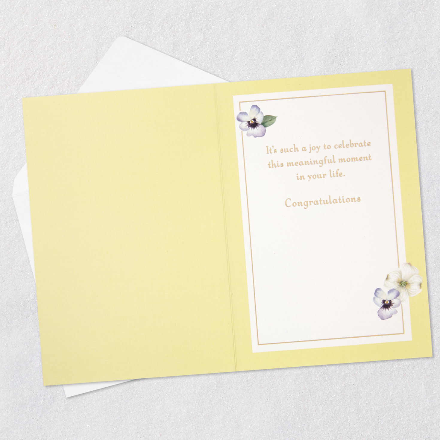 Spring Flowers Marjolein Bastin Congratulations Card  image number 3