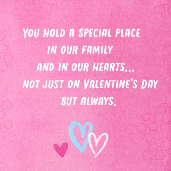 Special Place in Our Hearts Valentine's Day Card for Granddaughter, , large image number 2