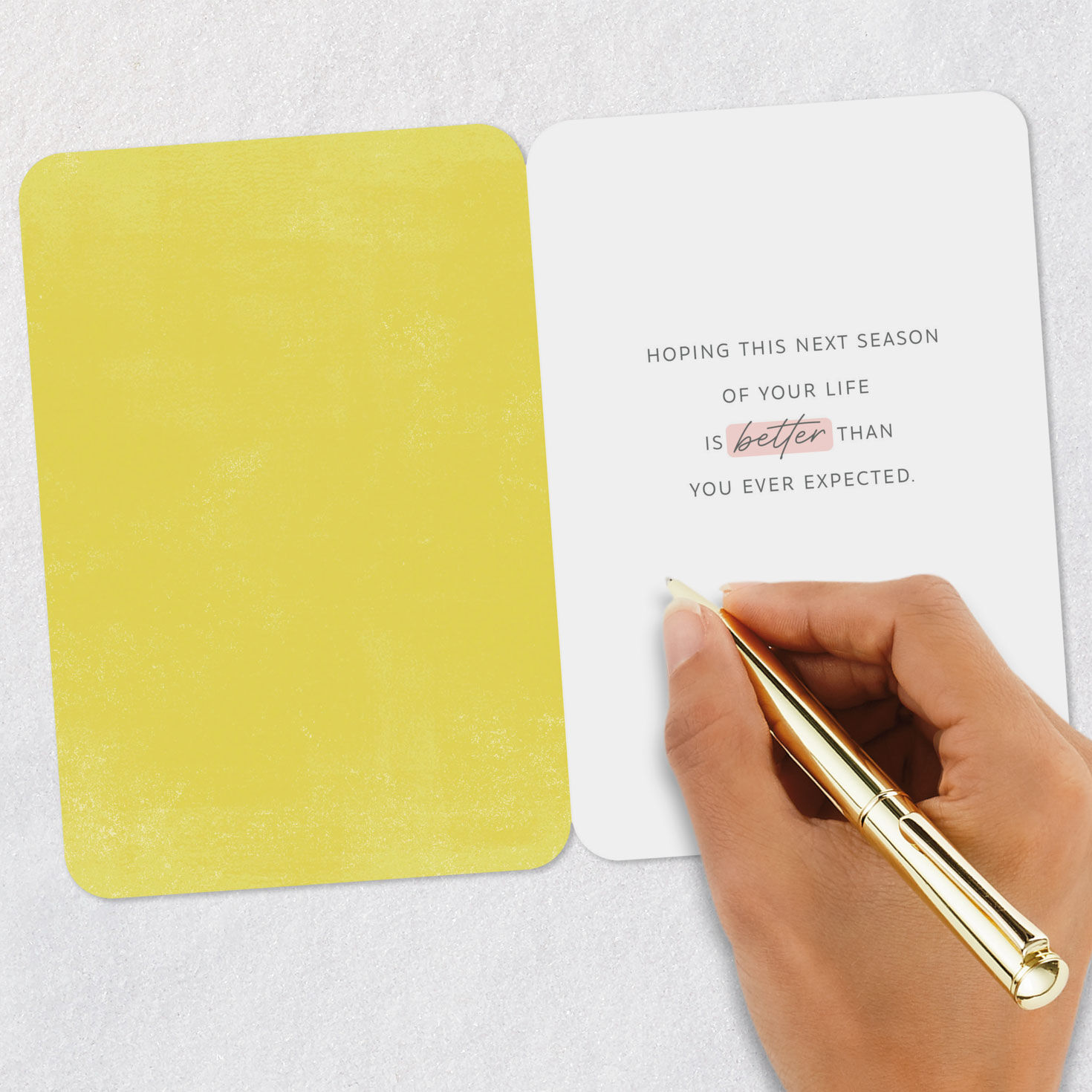 Dandelions in Sunshine Encouragement Card Signing card image number 6