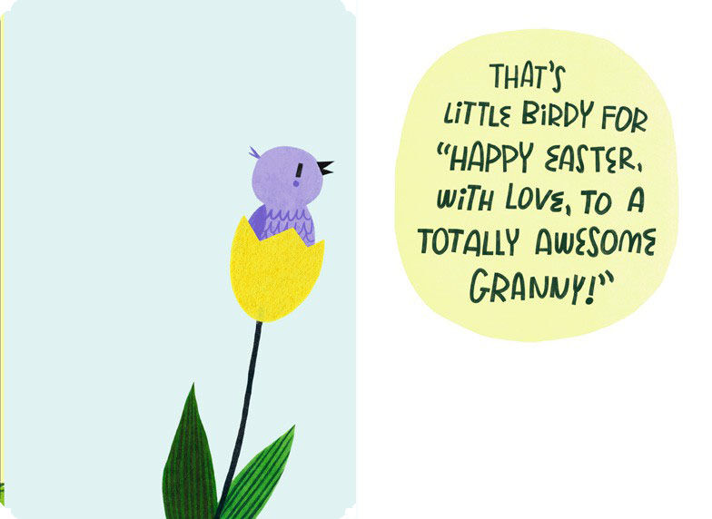 Totally Awesome Granny Easter Card