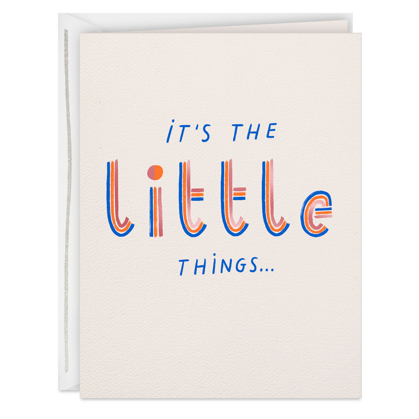 The little things are the big things thank you card greeting cards