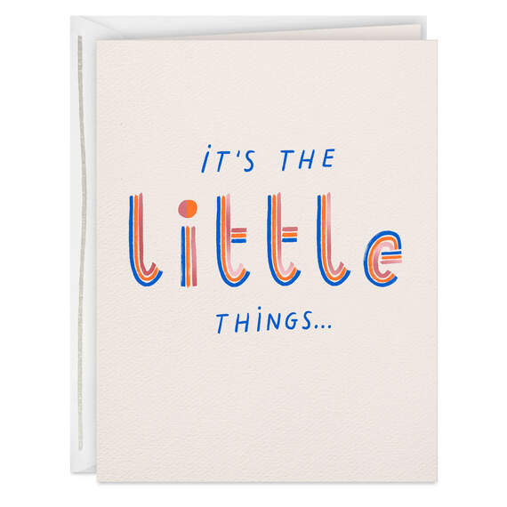 The Little Things Are the Big Things Thank-You Card, , large image number 1