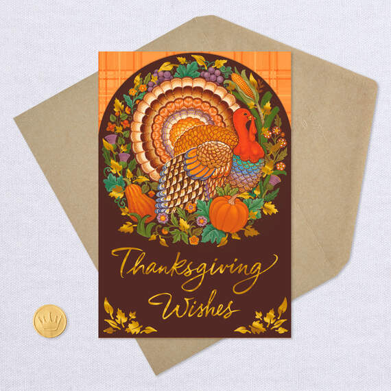 Enjoy the Blessings of the Holiday Thanksgiving Card, , large image number 5