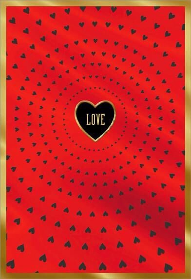 Love Foil Hearts Husband Valentine's Day Card