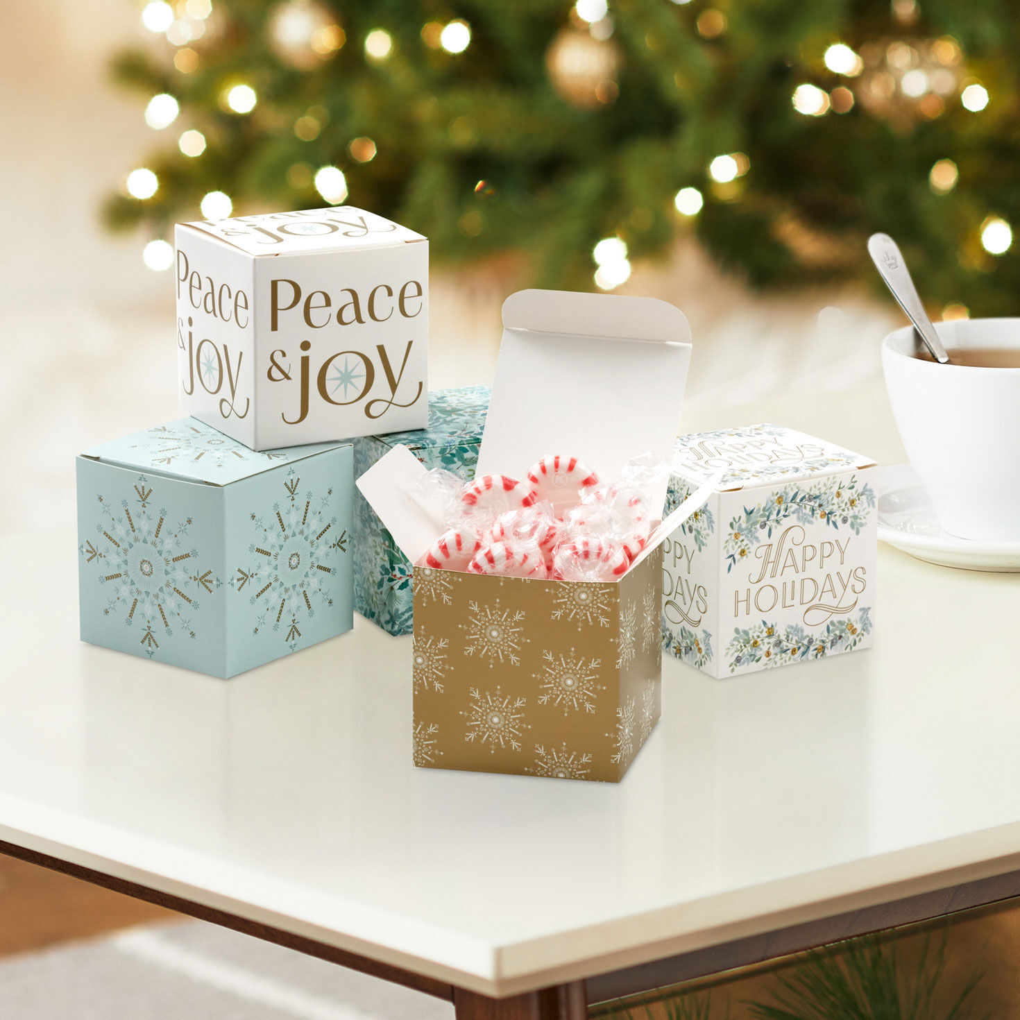 Whispers of Winter 6-Pack Assortment Mini Holiday Gift Boxes