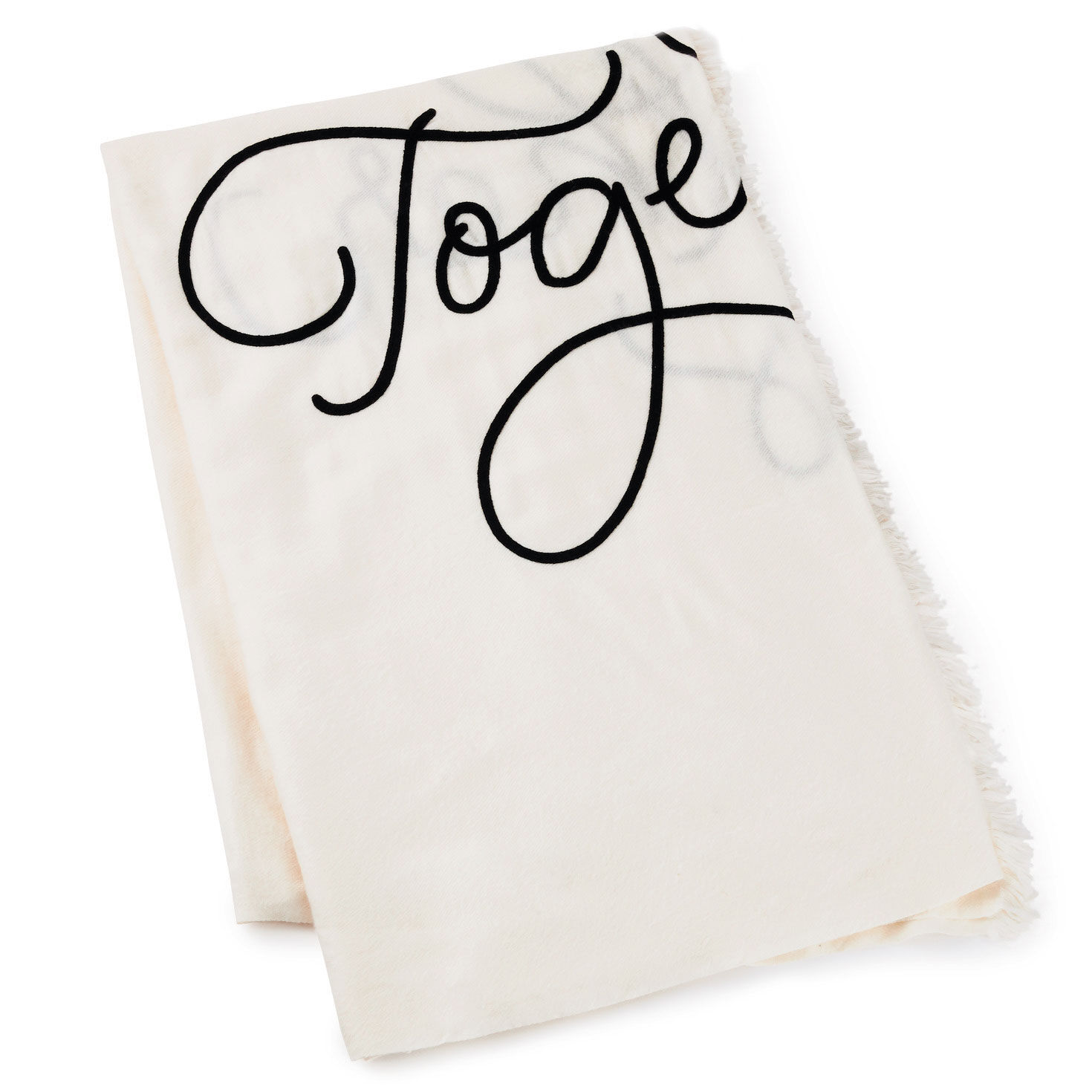 Better Together Embroidered Throw Blanket, 80x60