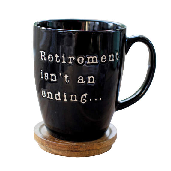 Our Name Is Mud Retirement Mug With Lid, 16 oz., , large image number 2