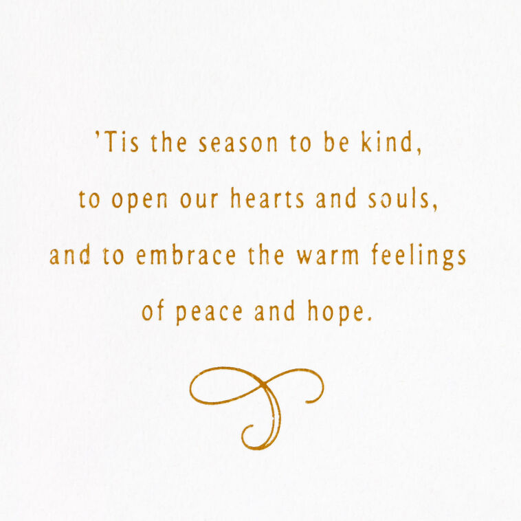 Gold and Red Holiday Card Sentiment image number 2