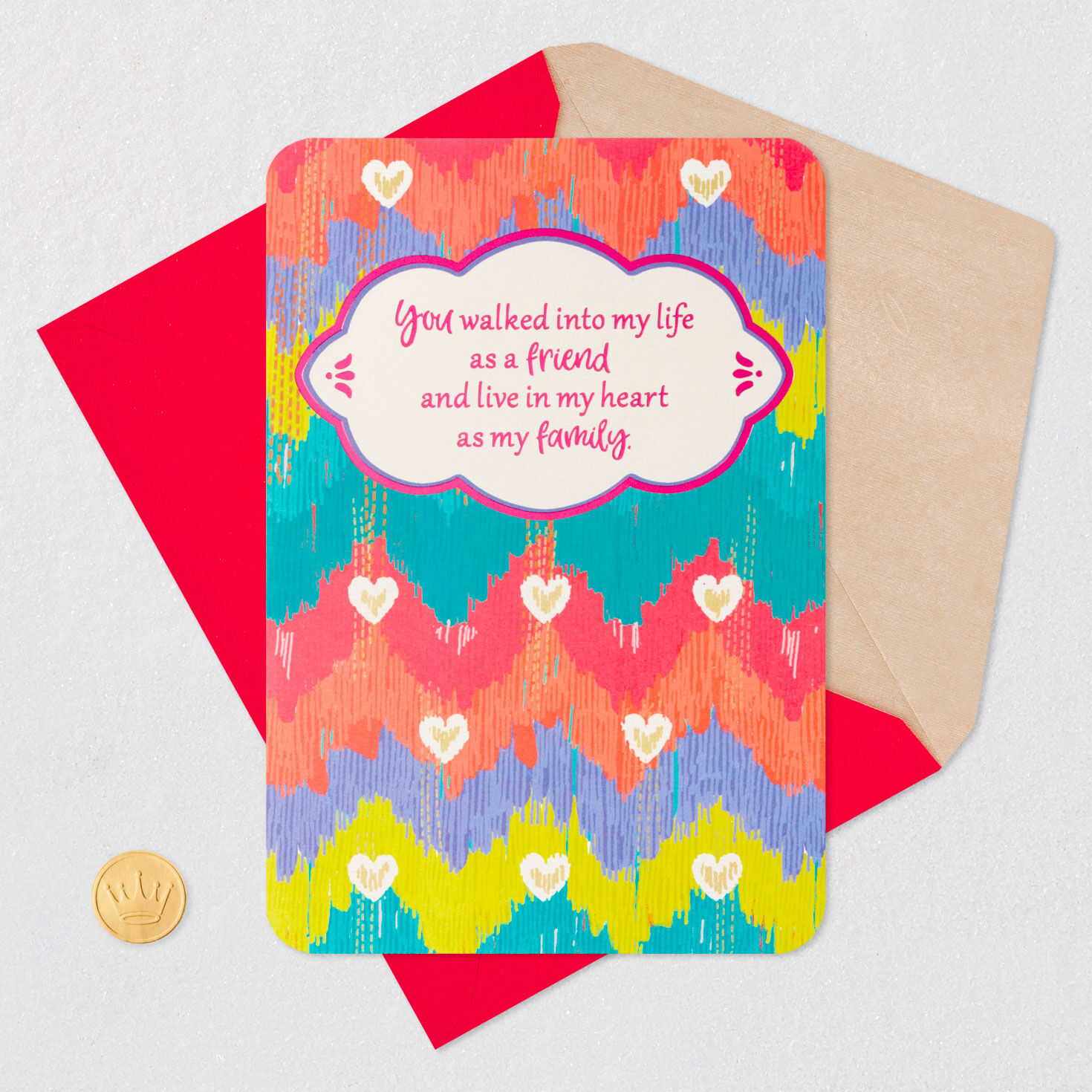 In My Heart as Family Valentine's Day Card for Friend for only USD 3.99 | Hallmark